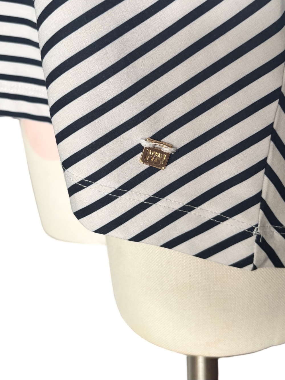 Helly Hansen Striped Short Sleeve Top – White Navy – large - Picture 6 of 8